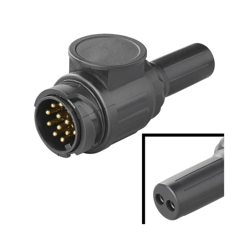 Stecker 13-polig PVC Typ Jaeger mit 2-Loch-Tülle – Hochwertige Qualität für den Alltag – APT