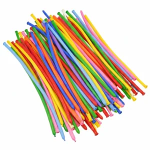 100 bunte Modellier-Luftballons für Party-Animationen