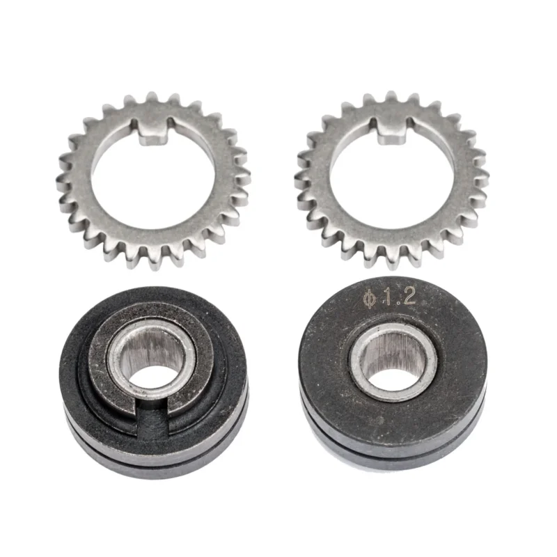 Produktbild von Vorschubrollenpaar mit Zahnkranz für Massivdraht 1,6 mm