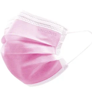 PROFIL PLUS OP-Mundschutz latexfrei in pink mit Ohrschlaufen.