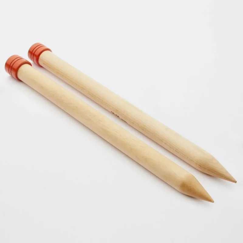 KnitPro Jackenstricknadeln JUMBO Birch 25,00 mm 40 cm 1 Paar