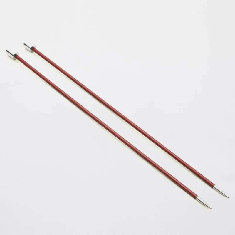 KnitPro Jackenstricknadeln ZING 5,50 mm 35 cm sienna 1 Paar