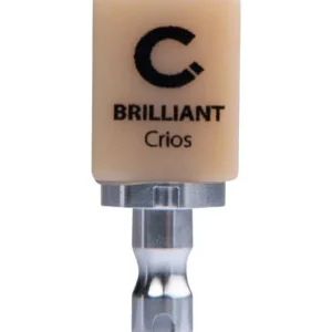 Brilliant Crios CAD/CAM Block für zahnmedizinische Restaurationen.