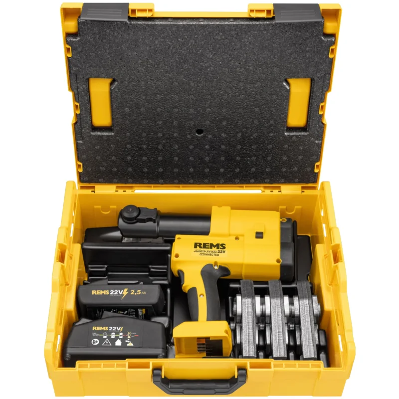 REMS - Akku-Press 22V Connected Set F 16+20+26 L-Boxx 576057 R220
