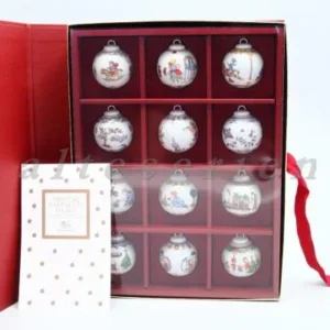 1986-1997 12 Miniatur Weihnachtskugeln Sammel Edition