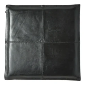 Sitzkissen 38x38 Büffelleder schwarz