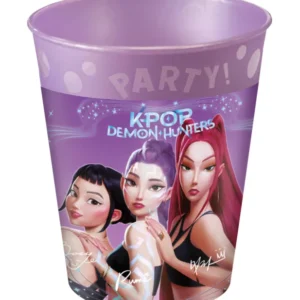 Gobelet en plastique réutilisable K-pop Demon Hunters violet