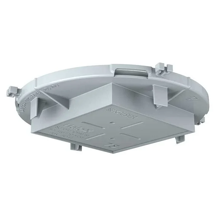 Kaiser - Zubehör/Ersatzteile fĂŒr LeuchteneinbaugehĂ€use Frontteil HaloX 100 1281-09 DA 75x75 fĂŒr O-Beton
