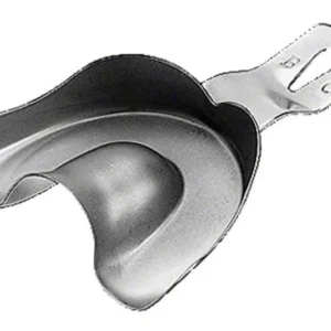 Abdrucklöffel aus Edelstahl für präzise Dentalabdrücke.