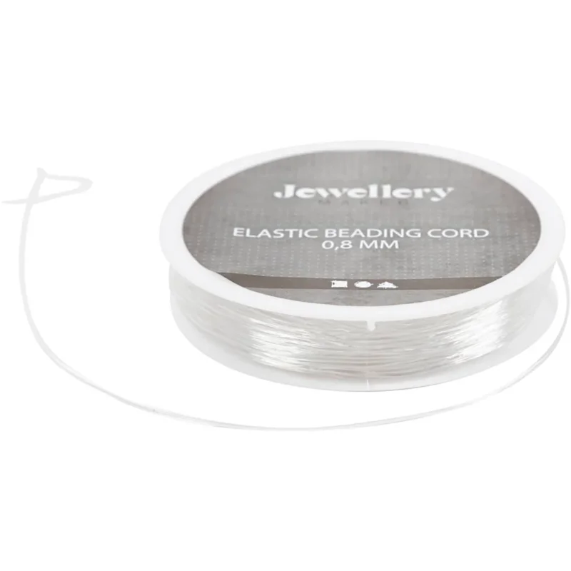 Elastic Cord, round, thickness 0,8 mm, 10 m/ 1 roll