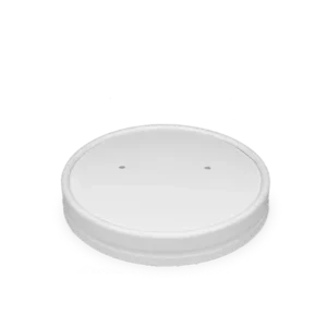 Lid Carton soup cup 240-360ml Ø9 cm White (500 pcs)