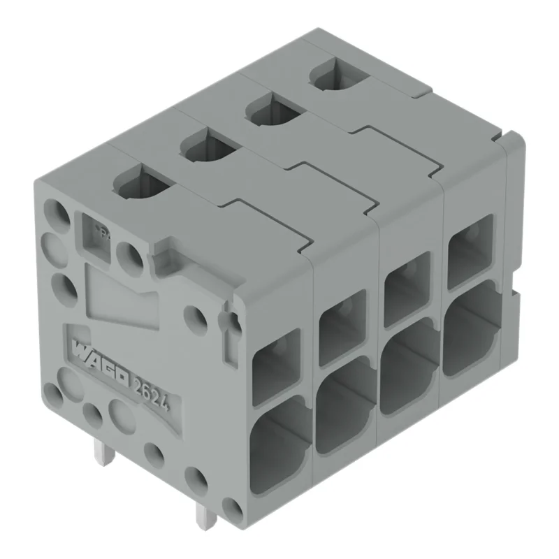 WAGO - Leiterplattenklemme 2624-1104/000-004 4mm² − 100 Stück
