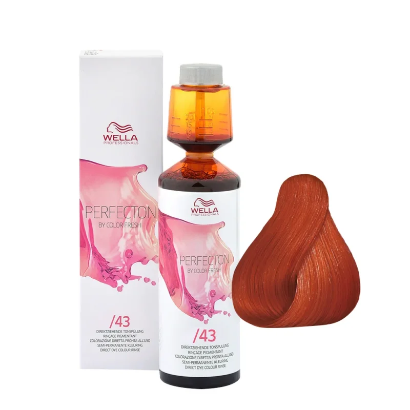 Wella Perfecton By Color Fresh /43 Rame Dorato 250ml - colorazione diretta