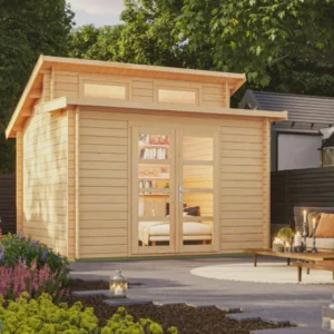 Fjordholz Pultdach Gartenhaus Modell Aktiva-28 A