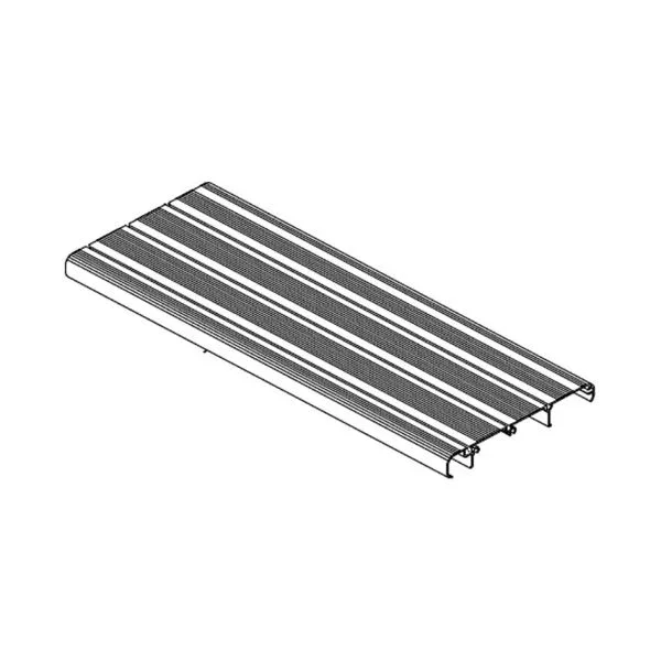 Trittbrett Omnistep einzeln 12V 550 Alu / manual 550 Alu