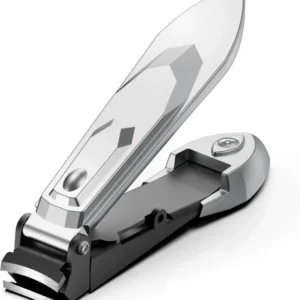 Nagelknipser mit Auffangbehälter und Reißverschlusstasche