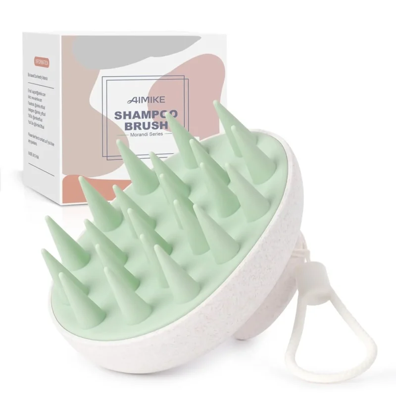 Kopfhaut Massagebürste Shampoo Bürste Bio Haarwachstum Peeling