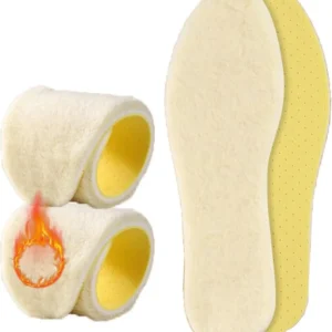 Warme Winter Einlegesohlen Lammwolle Thermo Einlagen Winterschuhe