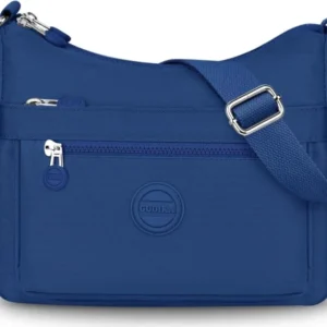 Umhängetasche Damen Mittelgroß Wasserdicht Nylon Crossbody Bag Vielen
