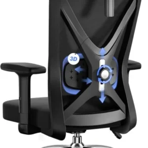 Ergonomischer Bürostuhl Verstellbare Armlehnen Lendenstütze