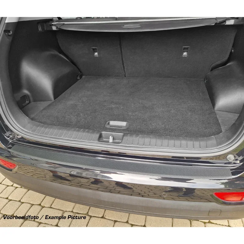 MAX6, Heckstoßstangenschutzfolie, Carbon-Look, Passend für Seat Tarraco (KN2) 2019-