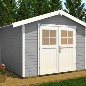 Weka Gartenhaus Blackmount 122, 241x205, Carbongrau