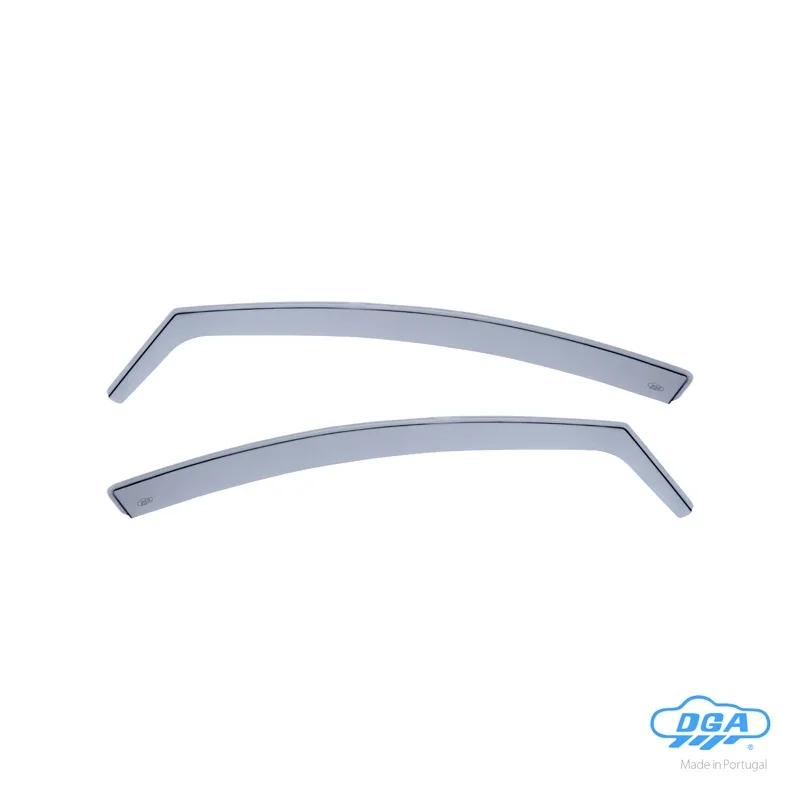 DGA, Windabweiser, Rauchfarben, 2 Stk., passt zu Ford Mondeo IV Sedan/HB 5-türig/Stc. (2007-2014)