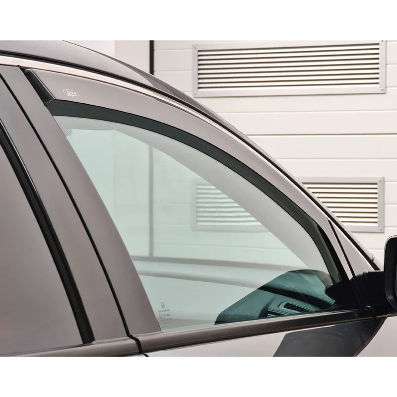 DGA, Windabweiser, rauchfarben, 2er-Pack, passend für Peugeot 208 II (2019-) & Opel Corsa F (2019-)