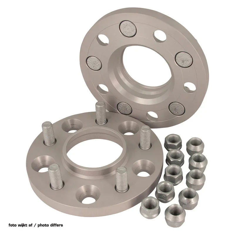 H&R, DRM-System Spürverbreiterungsatz 60mm pro Achse - Lochkreis 6x139,7 - Mittenzentrierung 106mm - System M12x1,5 - passend für Toyota, Stahl, Silber
