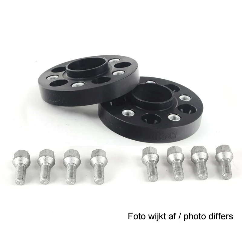 H&R, DRA-System Spürverbreiterungsatz 70mm pro Achse - Lochkreis 5x120 - Mittenzentrierung 72,5mm - System M14x1,5 - passend für BMW - Schwarz, Stahl