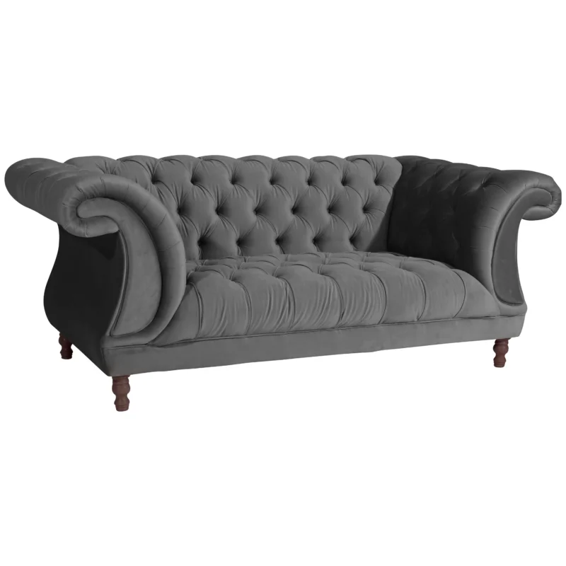 Max Winzer Ivette Sofa 2-Sitzer – Samtvelours anthrazit