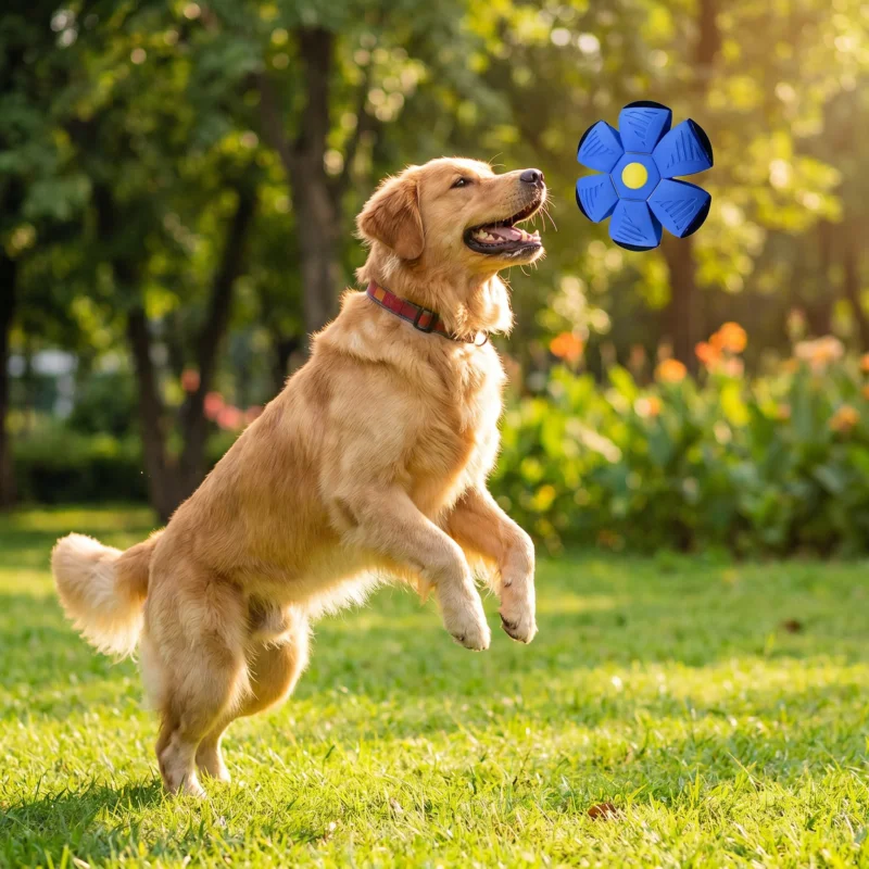 Interaktiver Flugball für Hunde