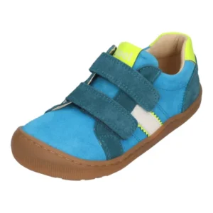 KOEL Barefoot Kinder Sneakers DENIS SUEDE II 3.0 aqua