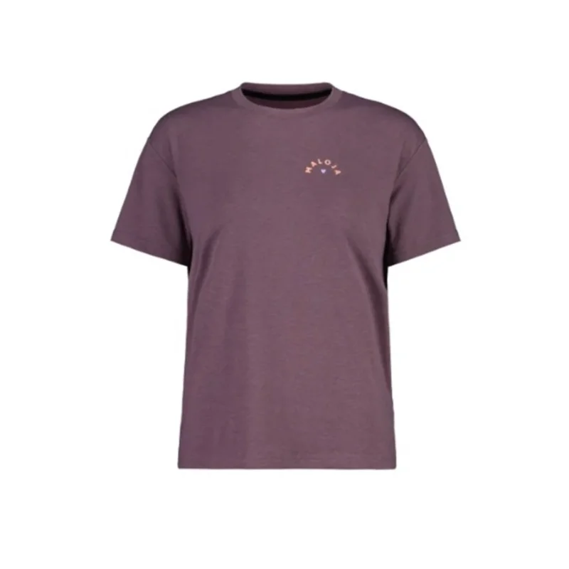 Maloja Freihut Cycle Tee stormy lilac Damen Radshirt