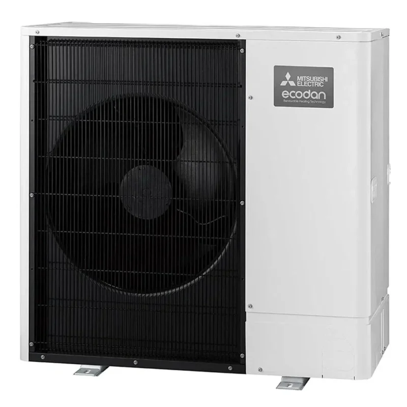 Mitsubishi Electric - Monoblock Wärmepumpe Set7.21 5,0 kW Heizen Ecodan Power Inverter mit Hydromodul mit 9,0 kW Heizstab PUZ-WM50YAA + EHSD-YM9ED