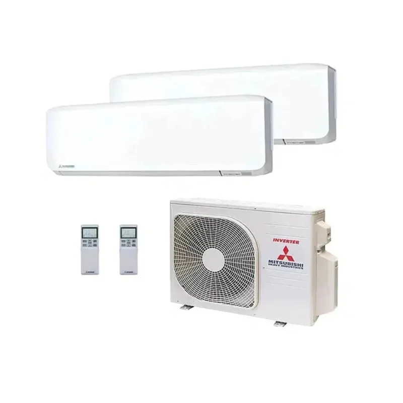 Mitsubishi Heavy - Klimaanlage Set 2x Wandgeräte 1,5 kW - SRK15ZS-WF - Außengerät SCM30ZS-W inkl. Wifi