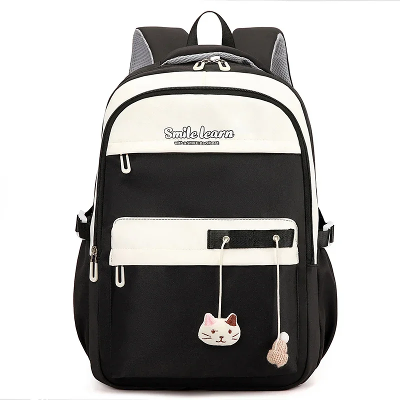 Niedlicher katzenmotivierter Schulrucksack