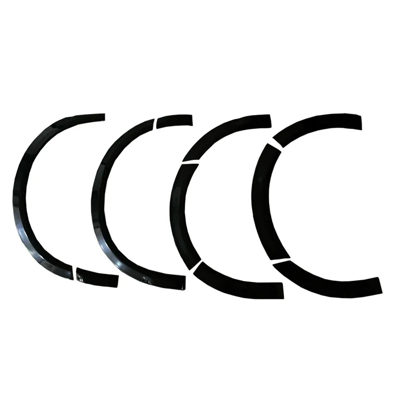 OneWay, Radlaufverkleidungs-Set, Glänzend Schwarz, Passend für Volkswagen Transporter T6.1 (2020-2022), kurzer Radstand/Schiebetür rechts, 10 Teile