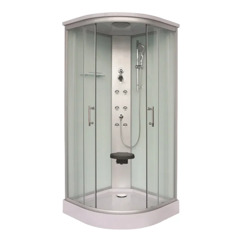 Komplettdusche RUMBA - mit Schnellmontage 90x90x215 cm