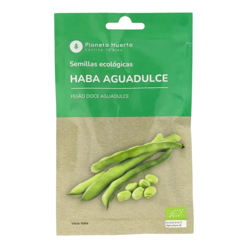 Semillas de Haba Aguadulce ecológicas Planeta Huerto