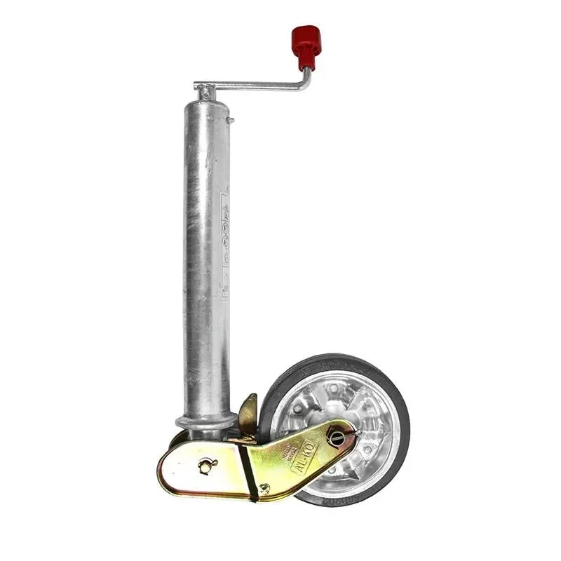 AL-KO Stützrad Ø60 mm – Automatisch klappbar, Vollgummireifen 200 x 50 mm, 500 kg – AL-KO
