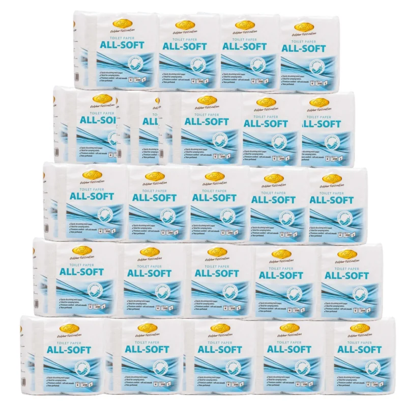 Camp4 All Soft Toilettenpapier speziell für Campingtoiletten 96er Set – Camp4