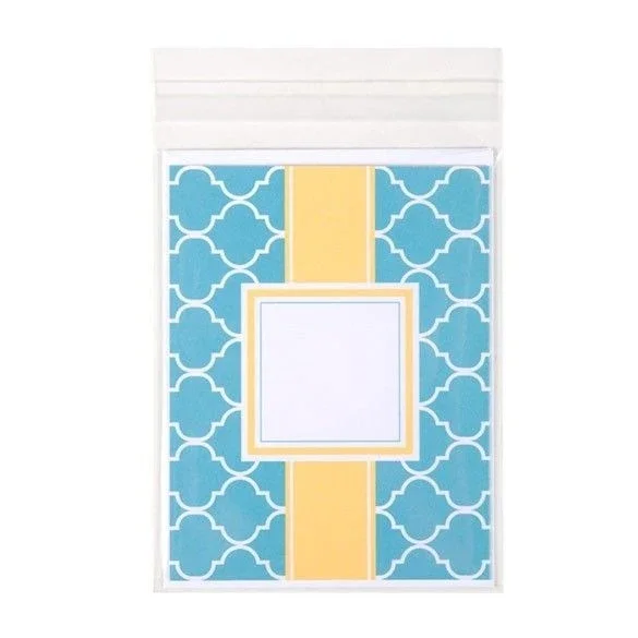 Plastic Bags 11.5x14.5+4cm Crystal Clear and Reclosable