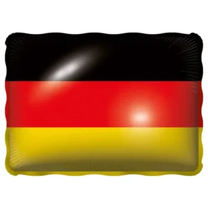 Ballon aluminium drapeau Allemagne noir rouge et jaune