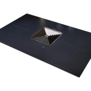 Berbel Set 1100093DLUBUR Downline Performance BKA 83 DLP Kochfeldabzug Induktion Mattschwarz + Umluft-Set permalyt® DL BUR 1100087