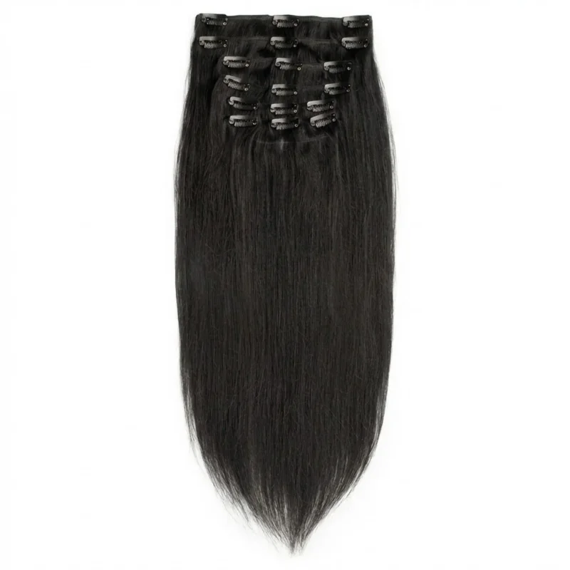 Clip In Extensions 1 Jet Black - Clip in Extensions - Fashiongirl