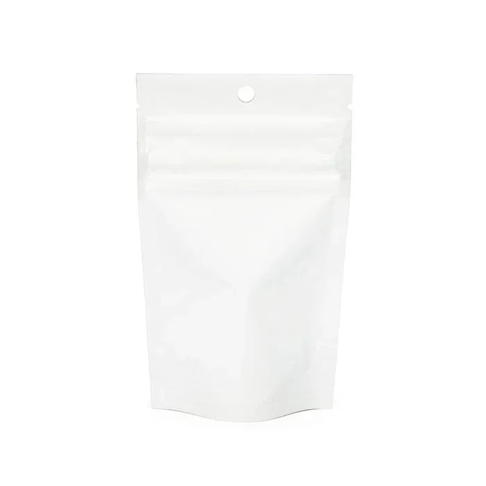 Child Resistant Stand Up Pouch White 7,9x5,1x13 cm