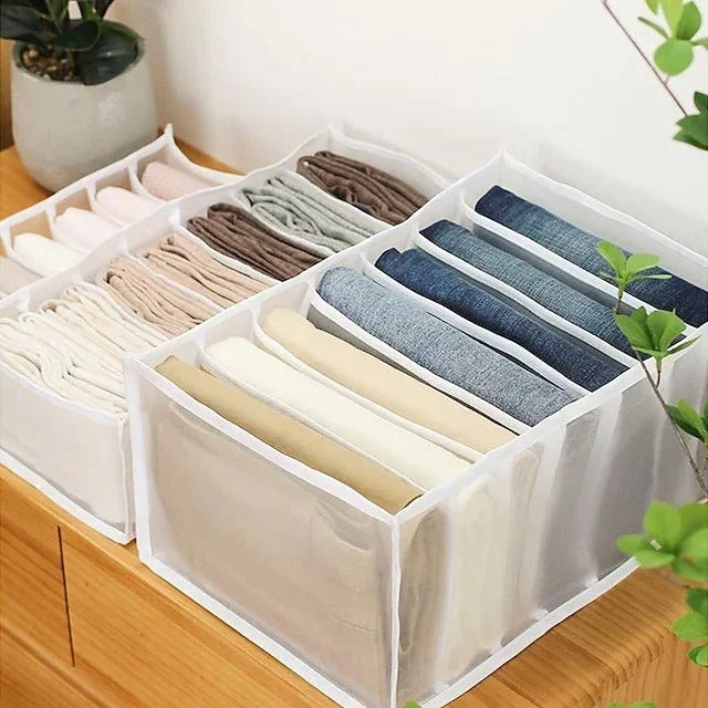7 Gitter Kleiderschrank Kleidung Netzteiler Organizer | Karnz