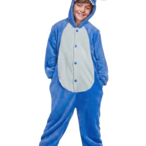Blaues Alien-Kreaturenkostüm für Kinder