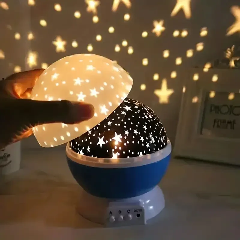 Karnz | Sternenhimmel Nachtlicht für Kinder – Magischer LED-Projektor mit Farbwechsel